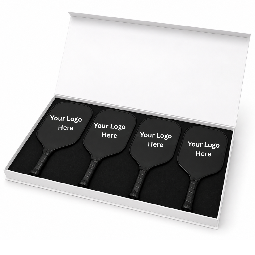 Custom Carbon Fiber Pickleball Four-Paddle Set
