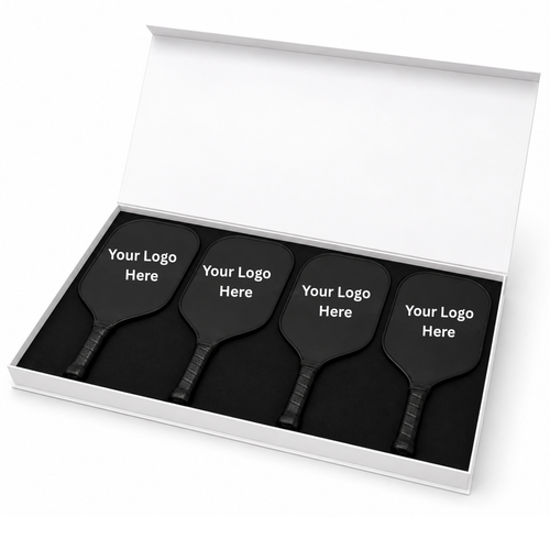 Custom Carbon Fiber Pickleball Four-Paddle Set