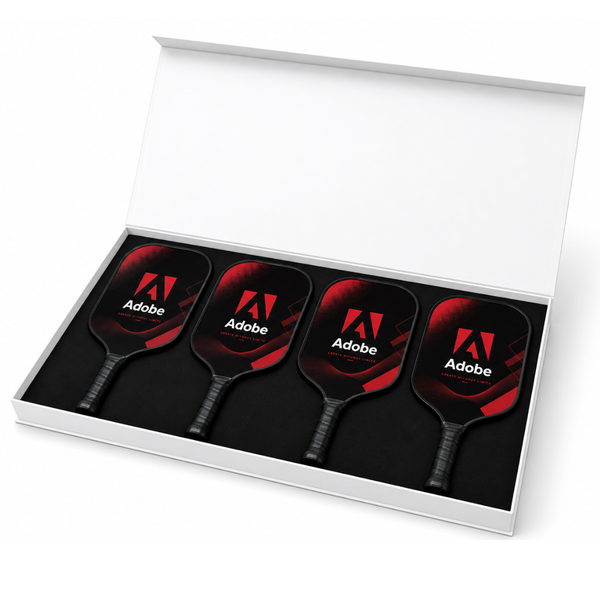 Custom Carbon Fiber Pickleball Four-Paddle Set
